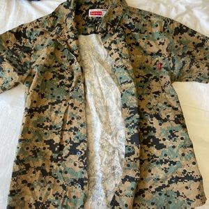 COPY - Supreme x Comme Des Garçons Camo Button Up